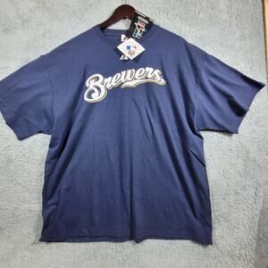BREWERS MILWAUKEE #73 MCCLUNG MAJESTIC TSHIRT SIZE 2XL XXL  NWT
